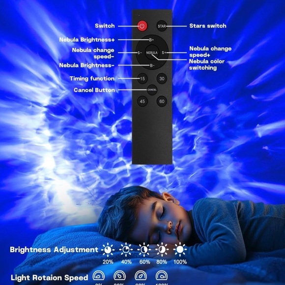 Star Galaxy Light Projector - Picture 5 of 10